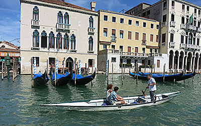 Gondolas on the Grand Canal